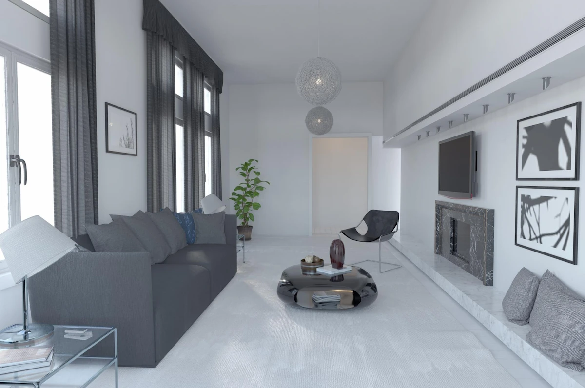 Rumah Modern Minimalis Konsep Monokrom